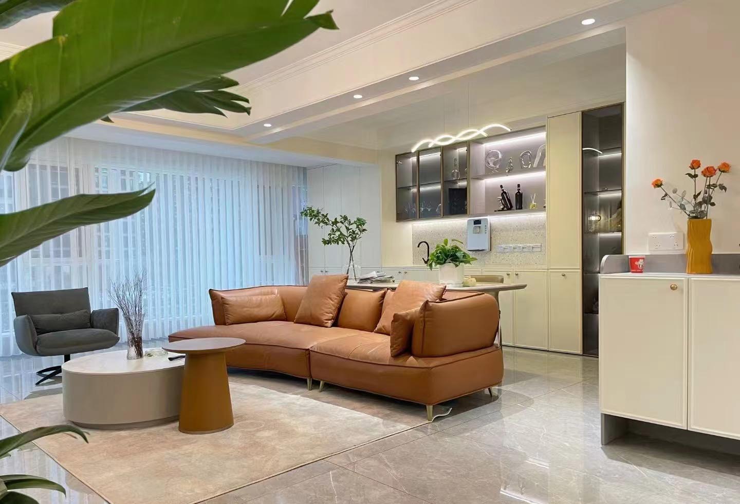 83平新房裝修，現(xiàn)代簡(jiǎn)約風(fēng)設(shè)計(jì)空間感太棒了