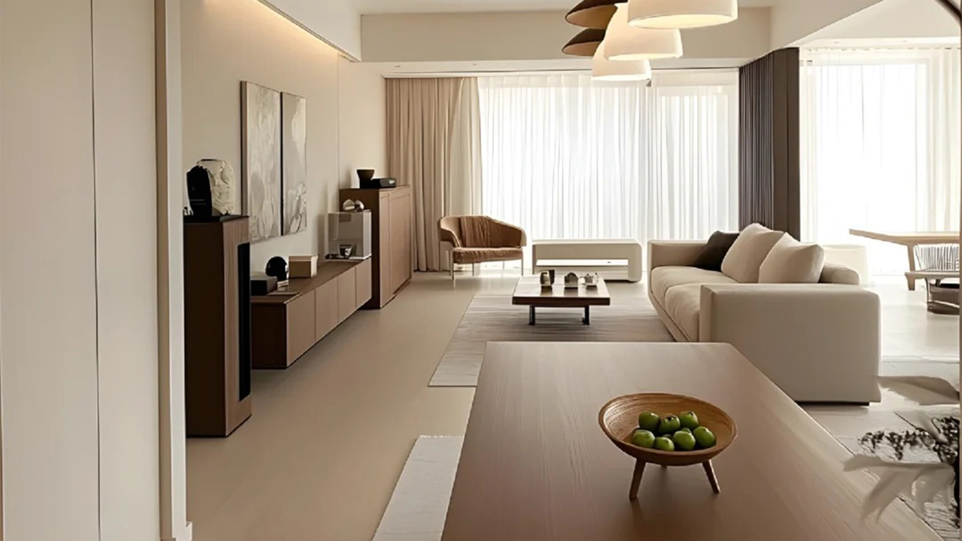 奶油風(fēng)溫柔色系家居 | 米白與淺木色的治愈邂逅