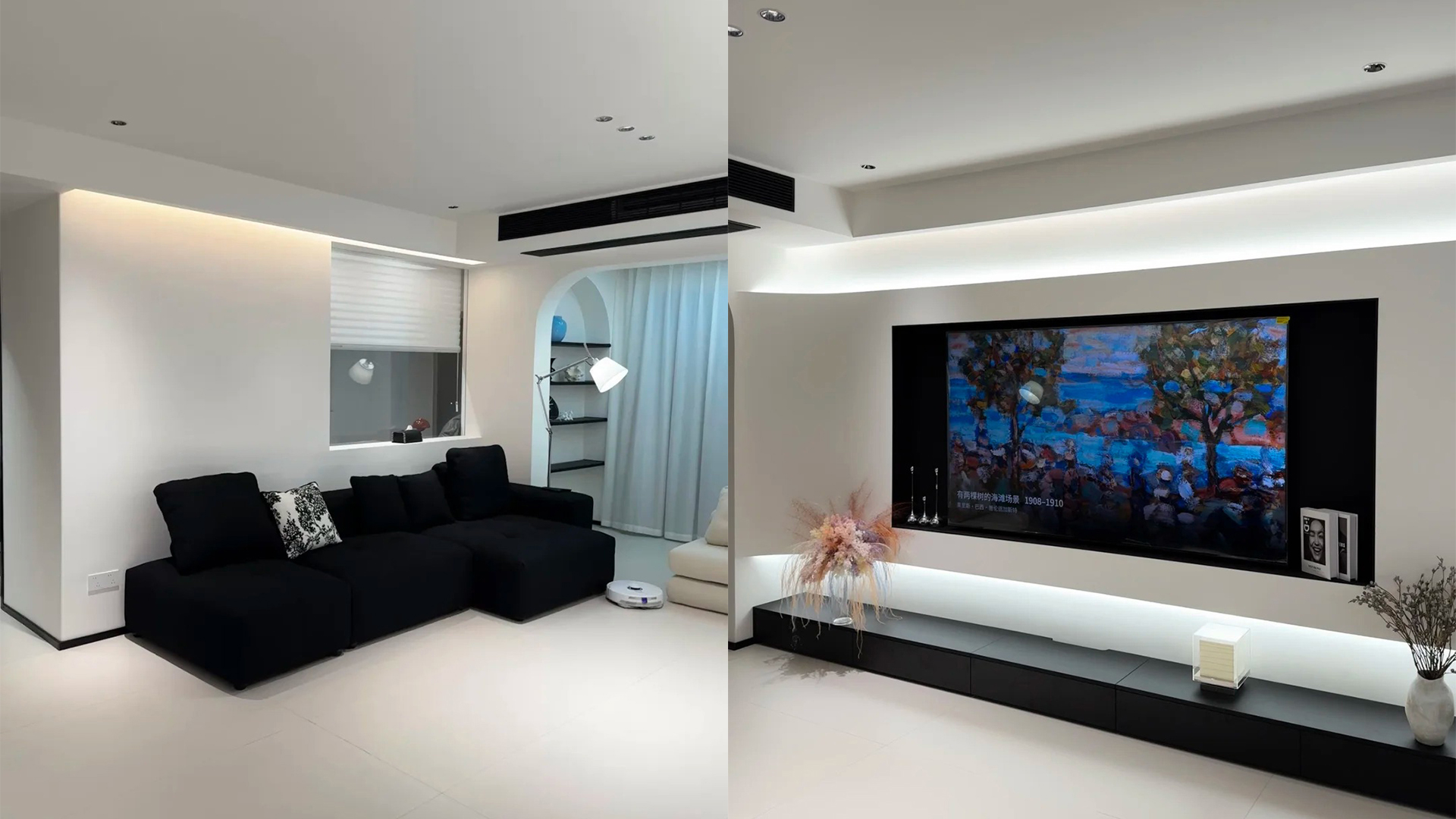 極簡風(fēng)裝修靈感 | 黑白主調(diào)與流暢線條的現(xiàn)代美學(xué)