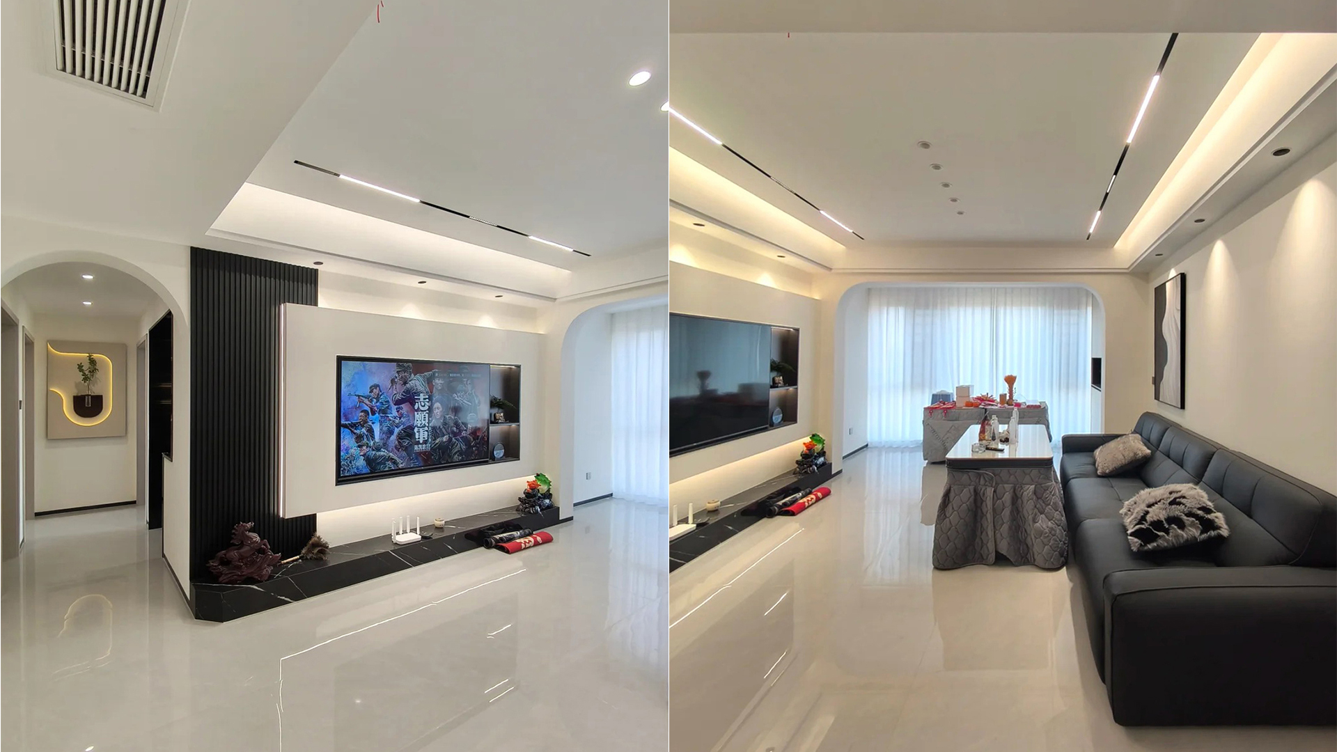 現(xiàn)代簡(jiǎn)約風(fēng)|中性色調(diào)開放布局的優(yōu)雅空間設(shè)計(jì)